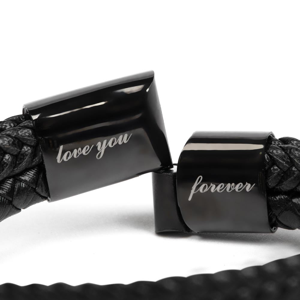 To My Son – Holiday, Birthday Gift from Mom – Love You Forever Bracelet