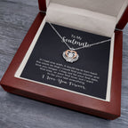To My Soulmate Necklace - Soulmate Jewelry for Valentine’s Day & Gifts for Her - Crown Pendant Necklace