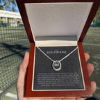 To My Girlfriend Necklace - Romantic Jewelry Gift for Christmas, Valentine’s Day & Surprises - Lucky In Love Necklace