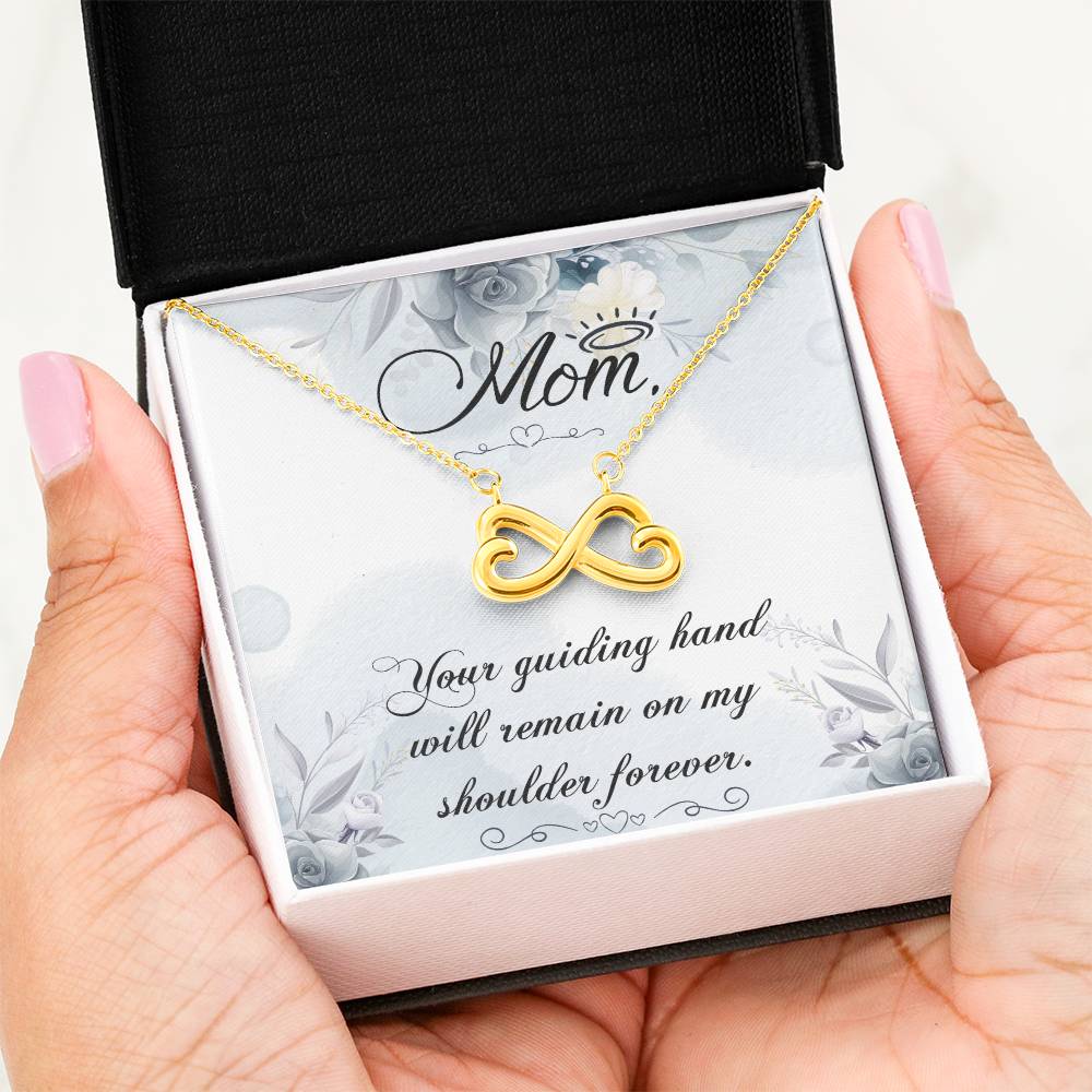 Best Gift for Mom - Your guiding hand - Endless Love Necklace