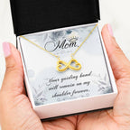 Best Gift for Mom - Your guiding hand - Endless Love Necklace