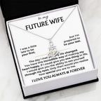 Future Wife Necklace - Romantic Jewelry Gift for Girlfriend for Valentine’s Day, Birthday & Proposal Celebrations - Anchor Pendant Necklace