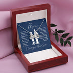 To My Mom - I will always be your little boy - Endless Love Necklace - Best Gift for Mom from Son