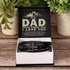 To My Dad - Never forget that I love you - Men's Cross Bracelet