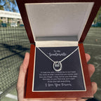 To My Soulmate Necklace - Long Distance Relationship Soulmate Gift for Romantic Occasions - Lucky In Love Necklace