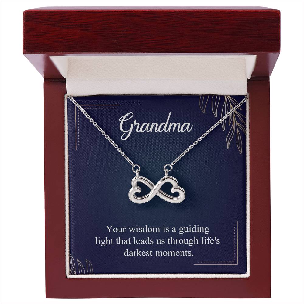 Gift for Grandma - Life's Darkest Moments - Endless Love Necklace