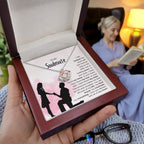 To My Soulmate Necklace - Unique Soulmate Gift for Her for Birthdays & Surprise Moments - Crown Pendant Necklace