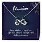 Gift for Grandma - Life's Darkest Moments - Endless Love Necklace