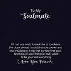 To My Soulmate Necklace - Soulmate Jewelry for Valentine’s Day & Gifts for Her - Crown Pendant Necklace