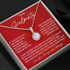 To My Soulmate Necklace - Soulmate Gift for Her for Valentine’s Day & Every Day Love - Eternal Hope Necklace