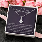 To My Sister In Law - Thank You for Accepting Me - Alluring Beauty Necklace