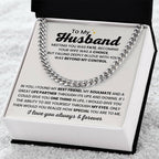 Cuban Link Chain for Husband – Birthday, Anniversary Gift from Wife