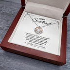 To My Sweetheart Necklace - Gift for Love on Valentine’s Day & Special Days - Crown Pendant Necklace