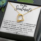To My Soulmate Necklace - Soulmate Jewelry for Valentine’s Day & Gifts for Her - Forever Love Necklace