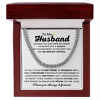 Cuban Link Chain for Husband - Meeting you was fate - Birthday, Anniversary Gift from Wife