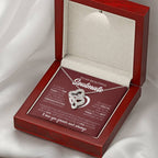 To My Beautiful Soulmate Necklace - Soulmate Jewelry Gift for Her for Birthday & Valentine’s Day - Heart-to-heart Pendant Necklace