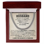 Gift for Husband from Wife - You're so special for me - Cuban Link Chain