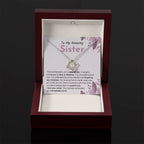 Sentimental Gift for Sister - The bond between us is a special one - Love Knot Necklace