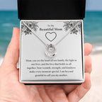 To My Beautiful Mom - You Are The Heart Of Our Family - Lucky In Love PARTNER - Unique Gift For Mom