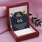 To The Best Mom In The World - Thank You For The Love & Support - Endless Love Necklace - Gift for Mom