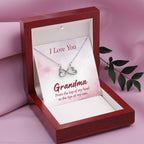 I Love You Grandma Gift from Grandkids - Endless Love Necklace