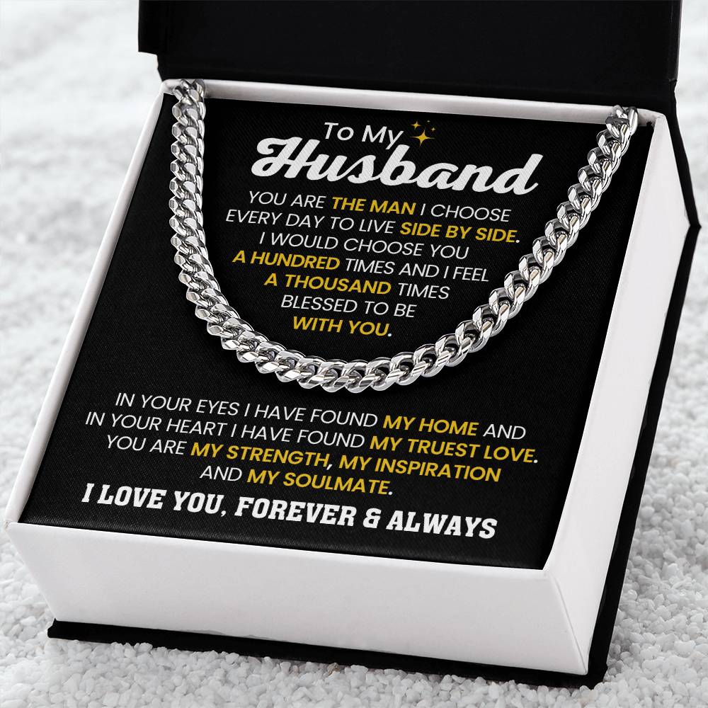 Gift for Husband from Wife - I Love You Forever & Always - Birthday & Valentine’s Day for Him