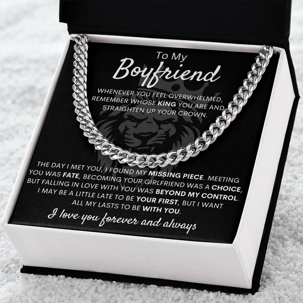 Cuban Link Chain Boyfriend Gift – Birthday & Valentine’s Day from Girlfriend