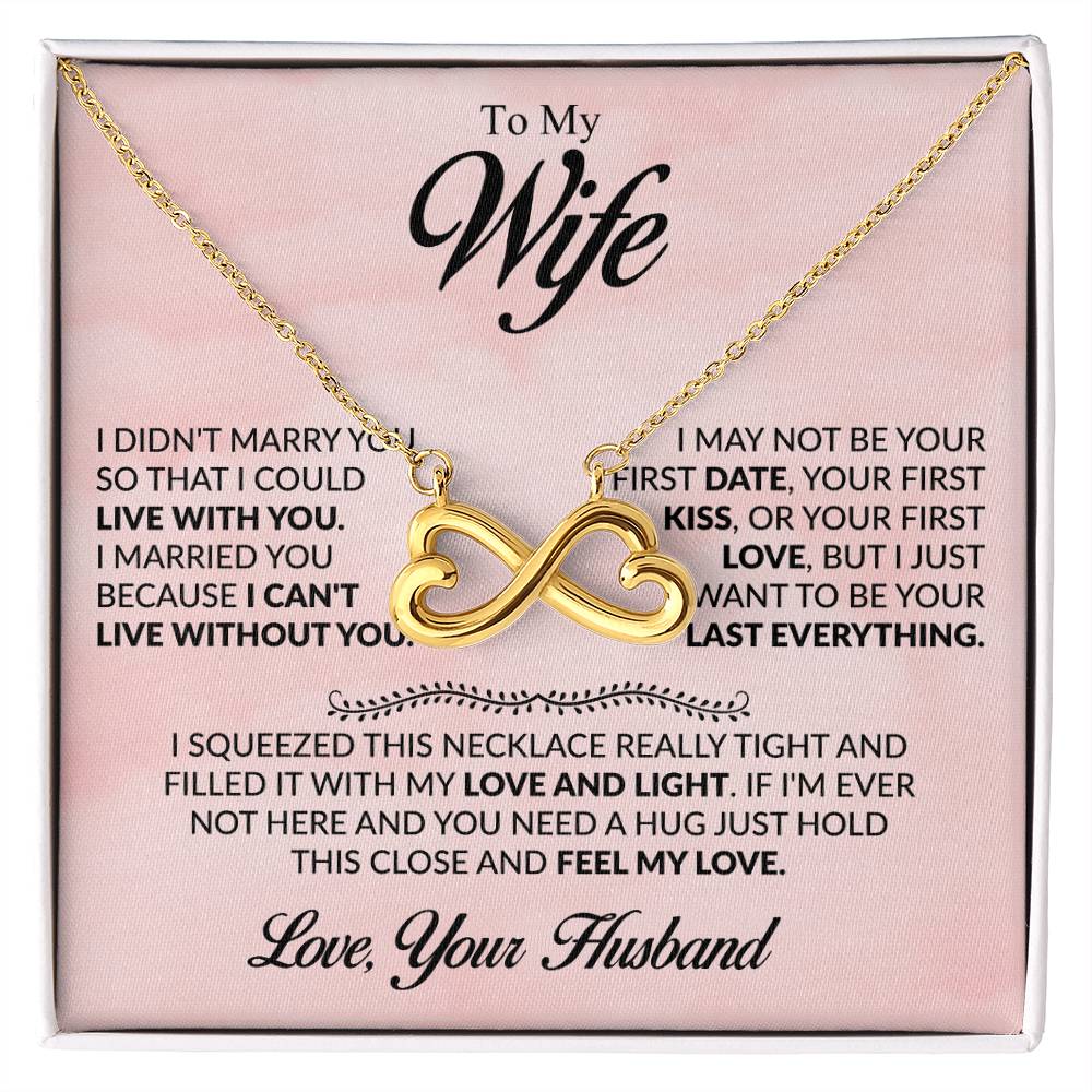 Anniversary Gift for Wife from Husband - Sweet Romantic Jewelry for Valentine’s Day - Endless Love Necklace